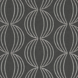 Clarke And Clarke Fabric Carraway Charcoal