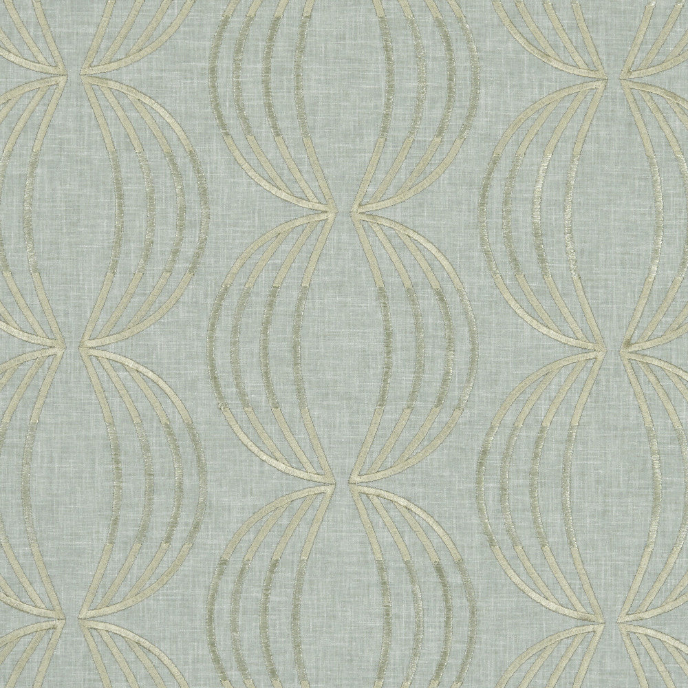 Carraway Mineral by Clarke And Clarke Designer Fabric CLARKE & CLARKE LUSSO POLYESTER - 52%;COTTON - 48% India - Horizontal: 12.68 and Vertical: 6.3 54 - Swanky Fabrics -
