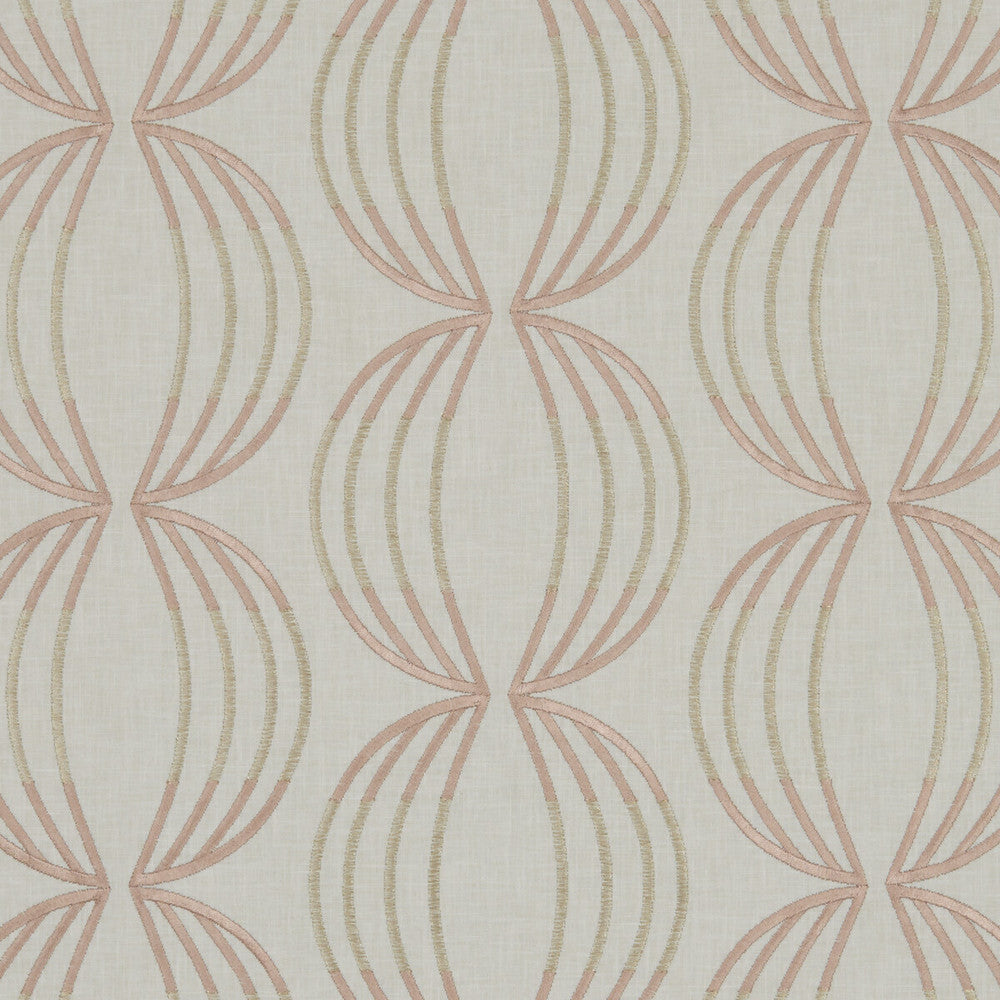 Carraway Rose Gold by Clarke And Clarke Fabric Clarke And Clarke Fabric Carraway Rose GoldFabric CLARKE & CLARKE LUSSO POLYESTER - 52%;COTTON - 48% India </p><p>Repeat: H: 12.68, V: 6.3 54 - Fabric Carolina -