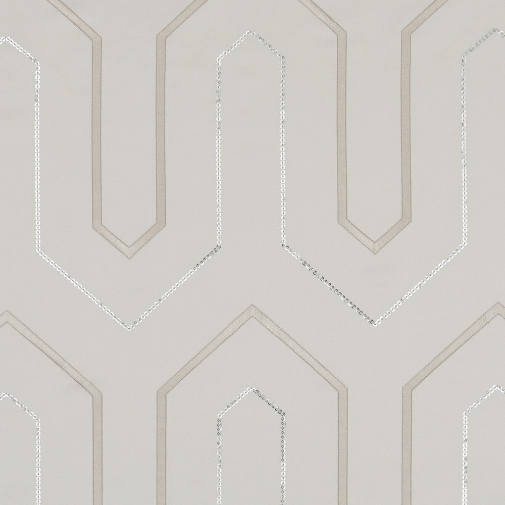 Gatsby Champagne by Clarke And Clarke Fabric Clarke And Clarke Fabric Gatsby ChampagneFabric CLARKE & CLARKE LUSSO POLYESTER - 100% India </p><p>Repeat: H: 6.42, V: 9.25 54 - Fabric Carolina -