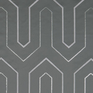 Clarke And Clarke Fabric Gatsby Charcoal
