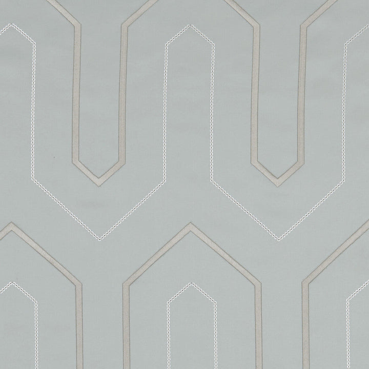 Gatsby Mineral by Clarke And Clarke Designer Fabric CLARKE & CLARKE LUSSO POLYESTER - 100% India Horizontal: 6.42 and Vertical: 9.25 54 - Swanky Fabrics -