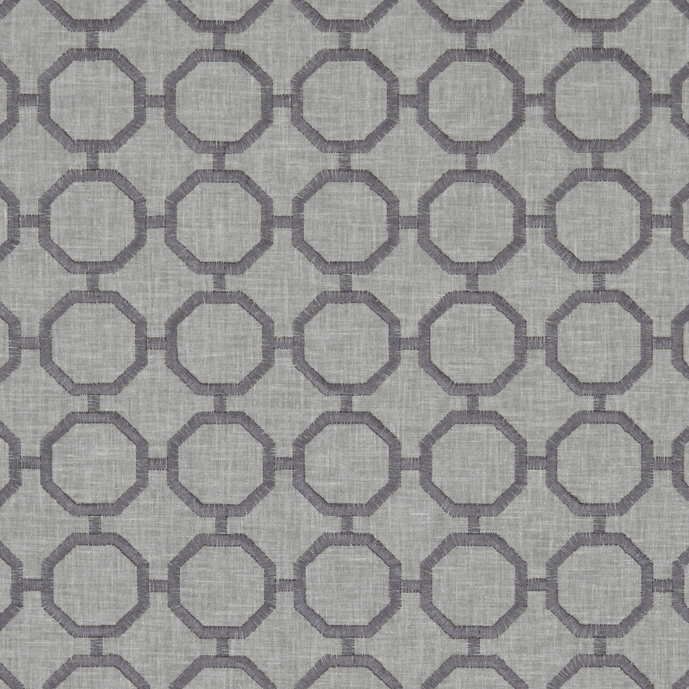 Glamour Charcoal by Clarke And Clarke Designer Fabric CLARKE & CLARKE LUSSO POLYESTER - 52%;COTTON - 48% India Horizontal: 2.56 and Vertical: 2.56 54 - Swanky Fabrics -