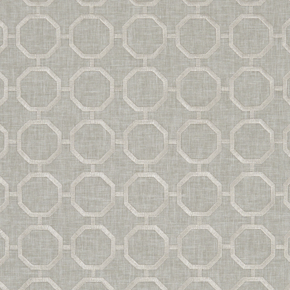 Glamour Pebble by Clarke And Clarke Designer Fabric CLARKE & CLARKE LUSSO POLYESTER - 52%;COTTON - 48% India Horizontal: 2.56 and Vertical: 2.56 54 - Swanky Fabrics -