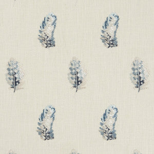 Clarke And Clarke Fabric Plumis Mineral/Linen