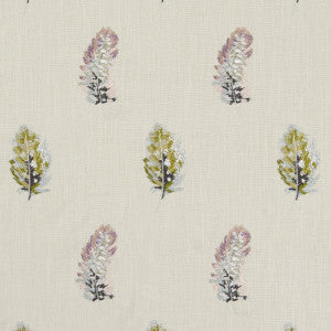 Clarke And Clarke Fabric Plumis Multi/Gilver