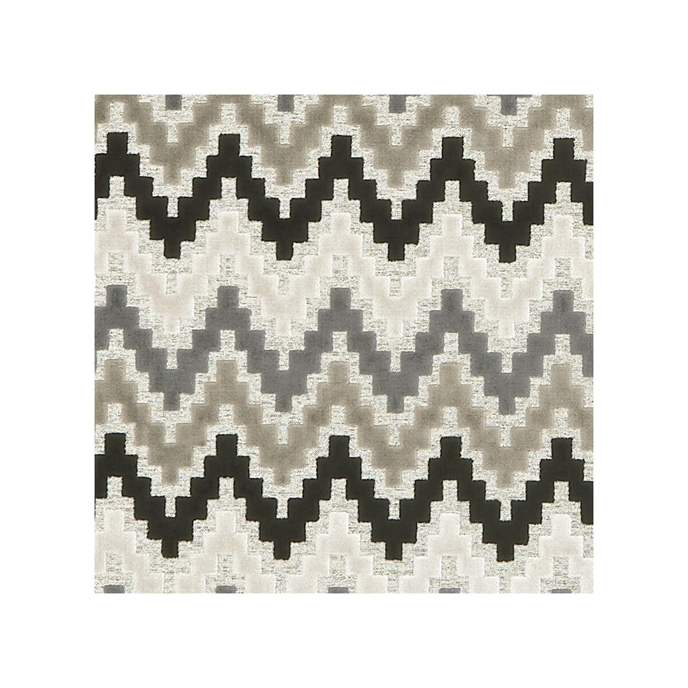 Empire Ebony by Clarke And Clarke Designer Fabric CLARKE & CLARKE MANHATTAN VISCOSE - 52%;POLYESTER - 48% India HEAVY Horizontal: 3.35 and Vertical: 9.45 54 - Swanky Fabrics -