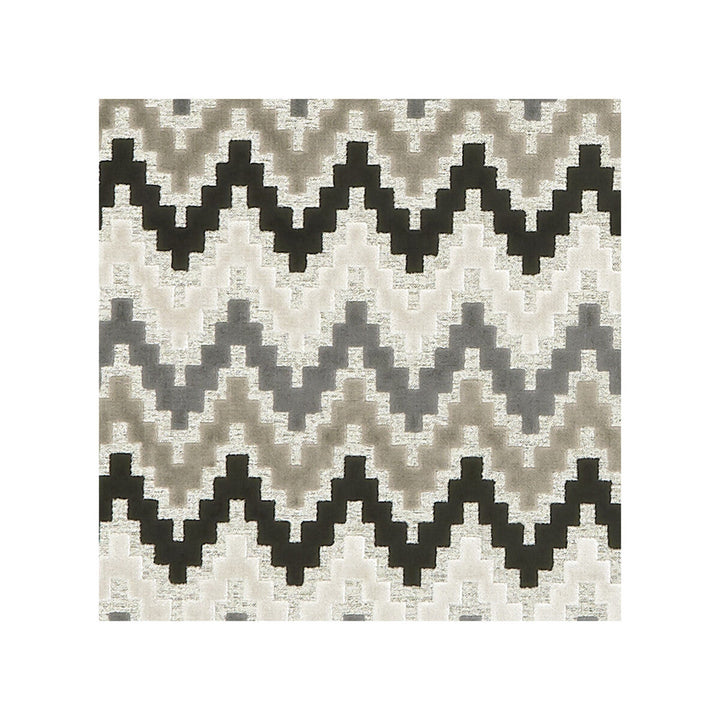Empire Ebony by Clarke And Clarke Designer Fabric CLARKE & CLARKE MANHATTAN VISCOSE - 52%;POLYESTER - 48% India HEAVY Horizontal: 3.35 and Vertical: 9.45 54 - Swanky Fabrics -
