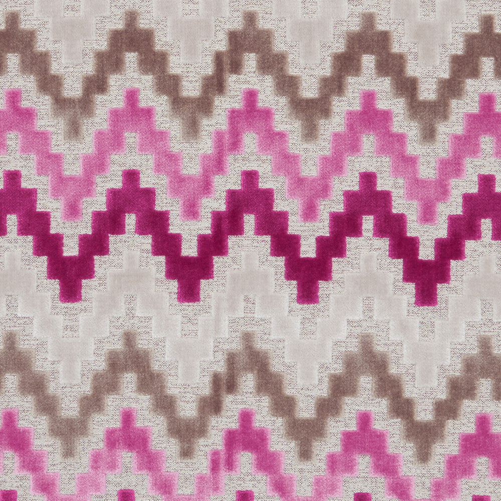Empire Orchid by Clarke And Clarke Designer Fabric CLARKE & CLARKE MANHATTAN VISCOSE - 52%;POLYESTER - 48% India HEAVY Horizontal: 3.35 and Vertical: 9.45 54 - Swanky Fabrics -