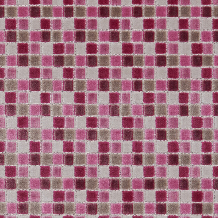 Tribeca Orchid by Clarke And Clarke Designer Fabric CLARKE & CLARKE MANHATTAN VISCOSE - 53%;POLYESTER - 47% India HEAVY Horizontal: 1.77 and Vertical: 3.94 54 - Swanky Fabrics -