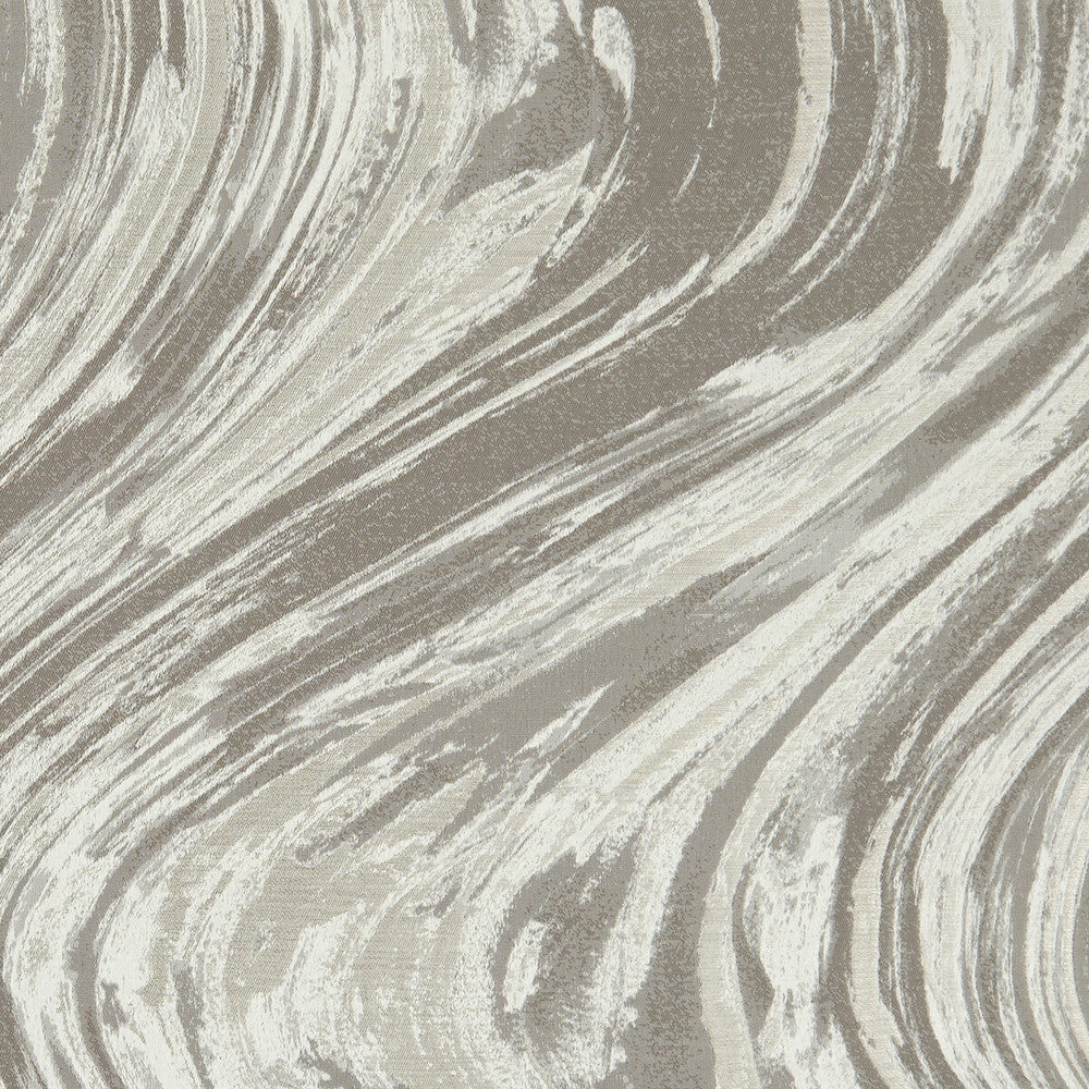 Agata Taupe/Ivory by Clarke And Clarke Designer Fabric CLARKE & CLARKE BOTANICA POLYESTER - 59%;COTTON - 41% India MEDIUM Horizontal: 18.31 and Vertical: 26.57 55 - Swanky Fabrics -
