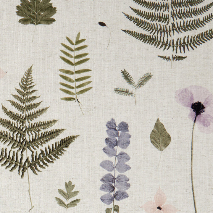 Herbarium Blush/Natural by Clarke And Clarke Designer Fabric CLARKE & CLARKE BOTANICA VISCOSE - 70%;LINEN - 30% India HEAVY Horizontal: 54.72 and Vertical: 24.21 55 - Swanky Fabrics -