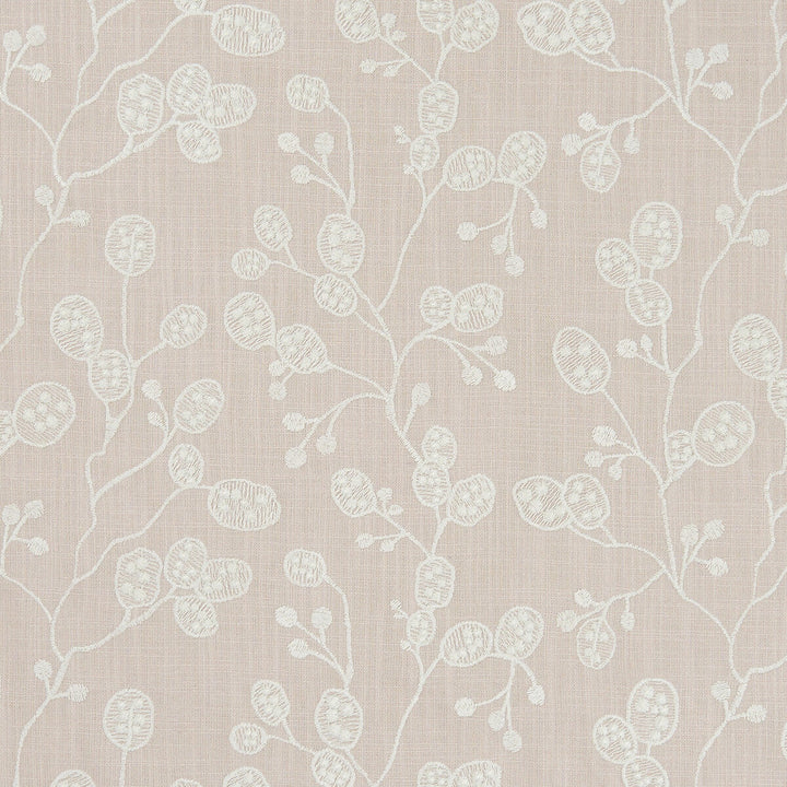 Honesty Blush by Clarke And Clarke Designer Fabric CLARKE & CLARKE BOTANICA VISCOSE - 70%;LINEN - 30% India Horizontal: 12.99 and Vertical: 9.25 55 - Swanky Fabrics -