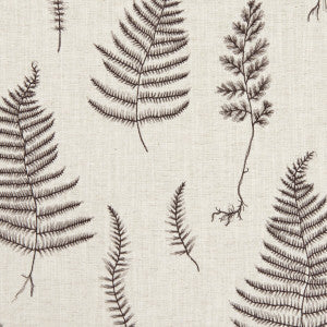 Clarke And Clarke Fabric Lorelle Charcoal/Linen