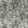 Clarke And Clarke Fabric Pavone Charcoal/Natural
