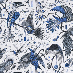 Clarke And Clarke Fabric Audubon Blue