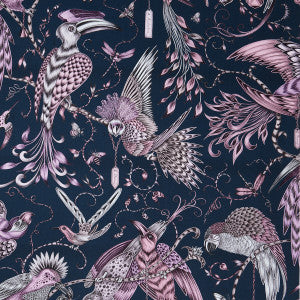 Clarke And Clarke Fabric Audubon Pink