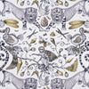 Clarke And Clarke Fabric Extinct Gold