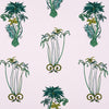 Clarke And Clarke Fabric Jungle Palms Pink
