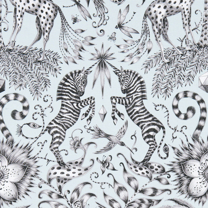 Kruger Eggshell by Clarke And Clarke Designer Fabric ANIMALIA BY EMMA J SHIPLEY FOR C&C COTTON - 100% United Kingdom HEAVY Horizontal: 13.58 and Vertical: 22.44 54 - Swanky Fabrics -