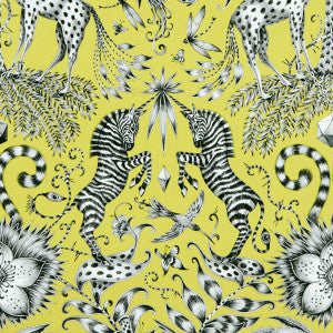Clarke And Clarke Fabric Kruger Lime