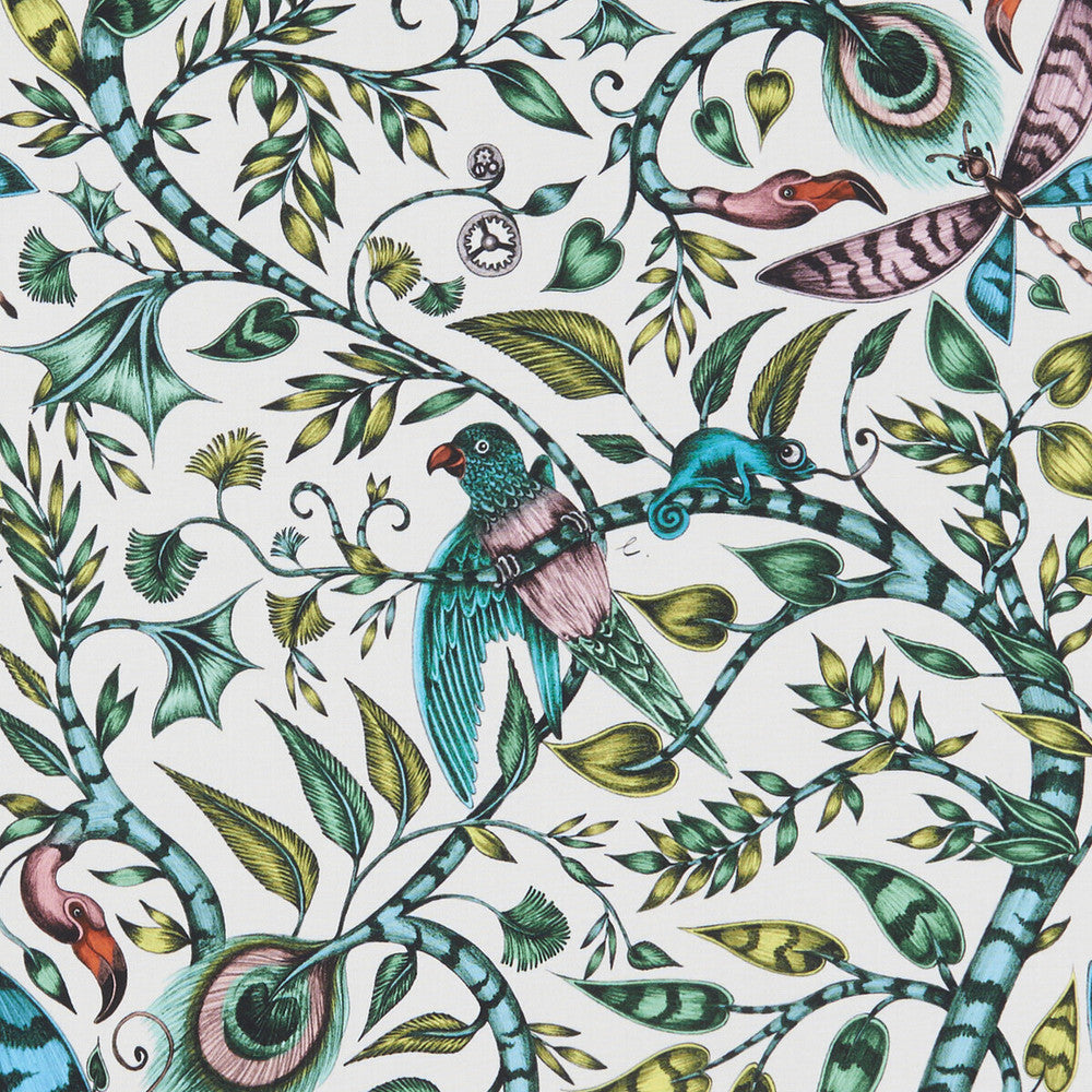 Rousseau Jungle by Clarke And Clarke Fabric Clarke And Clarke Fabric Rousseau JungleFabric ANIMALIA BY EMMA J SHIPLEY FOR C&C COTTON - 100% United Kingdom </p><p>Repeat: H: 13.58, V: 26.97 54 - Fabric Carolina -