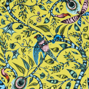 Clarke And Clarke Fabric Rousseau Lime