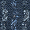 Clarke And Clarke Fabric Tigris Navy