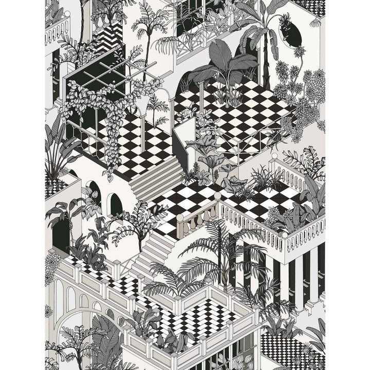 Miami Blk Wht by Cole & Son Fabric Cole & Son Fabric Miami Blk WhtFabric COLE & SON CONTEMPORARY FABRICS COTTON - 100% Italy </p><p>Repeat: H: 28.94, V: 38.2 57.87 - Fabric Carolina -