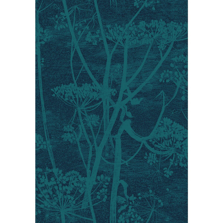 Cow Parsley Petrol & Ink by Cole & Son Fabric Cole & Son Fabric Cow Parsley Petrol & InkFabric COLE & SON CONTEMPORARY FABRICS COTTON - 66%;VISCOSE - 31%;POLYESTER - 3% Italy </p><p>Repeat: H: 17.33, V: 25.4 52 - Fabric Carolina -