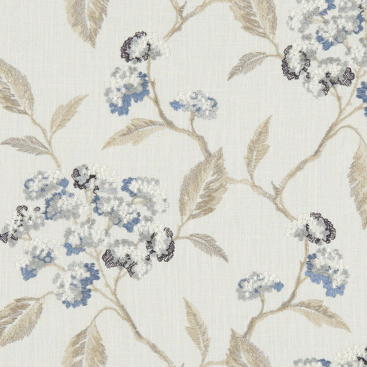 Summerby Denim by Clarke And Clarke Designer Fabric CLARKE & CLARKE AVEBURY VISCOSE - 75%;LINEN - 25% India - Horizontal: 16.54 and Vertical: 12.4 54 - Swanky Fabrics -