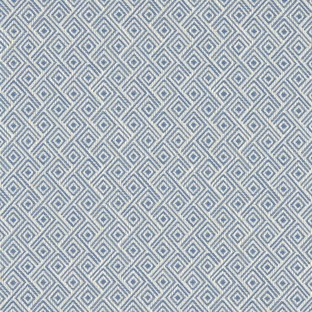 Rhombus Denim by Clarke And Clarke Designer Fabric CLARKE & CLARKE EQUINOX COTTON - 62%;POLYESTER - 38% Turkey MEDIUM Horizontal: 1.18 and Vertical: 1.18 54 - Swanky Fabrics -