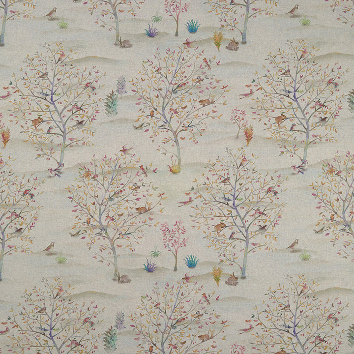 Coppice Autumn/Cream by Clarke And Clarke Fabric Clarke And Clarke Fabric Coppice Autumn/CreamFabric CLARKE & CLARKE COUNTRY GARDEN COTTON - 100% Spain </p><p>Repeat: H: 26.97, V: 26.77 54 - Fabric Carolina -
