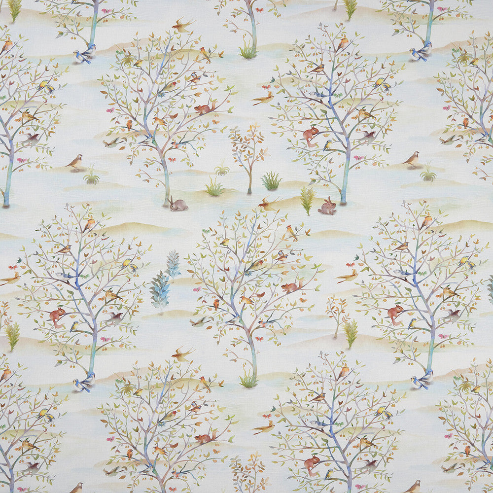 Coppice Summer/Linen by Clarke And Clarke Fabric Clarke And Clarke Fabric Coppice Summer/LinenFabric CLARKE & CLARKE COUNTRY GARDEN COTTON - 80%;POLYESTER - 20% Spain </p><p>Repeat: H: 26.97, V: 26.77 54 - Fabric Carolina -
