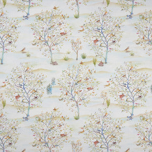 Clarke And Clarke Fabric Coppice Summer/Linen