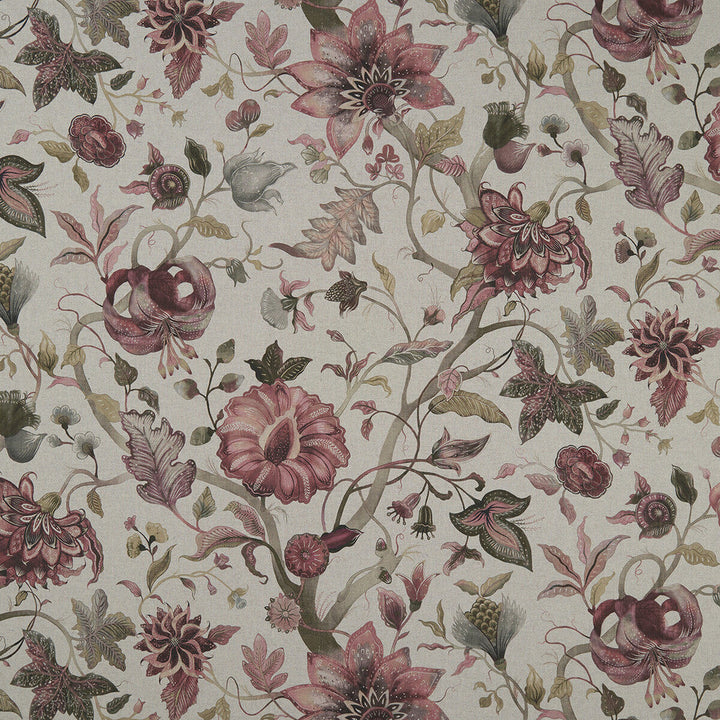 Delilah Culla Winterberry/Linen by Clarke And Clarke Fabric Clarke And Clarke Fabric Delilah Culla Winterberry/LinenFabric CLARKE & CLARKE COUNTRY GARDEN COTTON - 80%;POLYESTER - 20% Spain </p><p>Repeat: H: , V: 54.375 - Fabric Carolina -