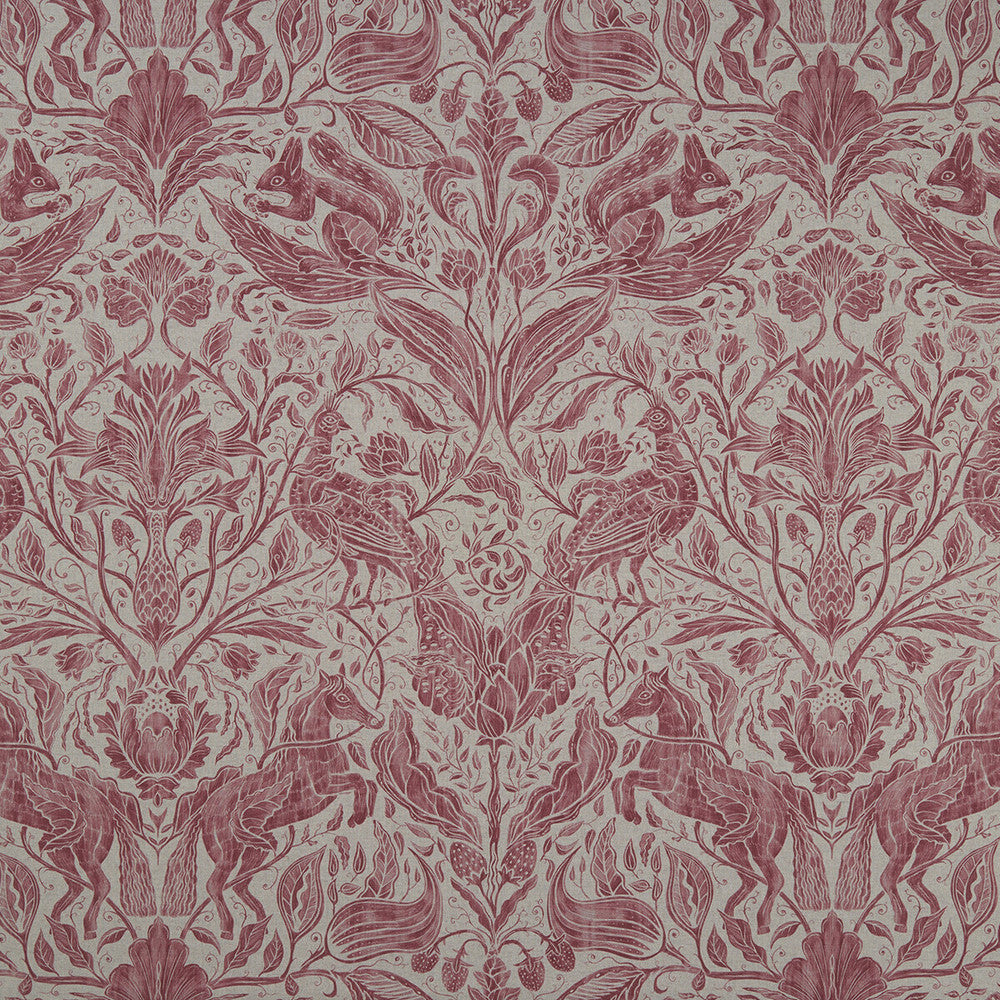 Forest Trail Raspberry by Clarke And Clarke Fabric Clarke And Clarke Fabric Forest Trail RaspberryFabric CLARKE & CLARKE COUNTRY GARDEN COTTON - 80%;POLYESTER - 20% Spain </p><p>Repeat: H: 26.97, V: 34.65 54 - Fabric Carolina -