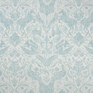 Clarke And Clarke Fabric Forest Trail Duckegg