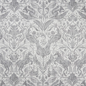 Clarke And Clarke Fabric Forest Trail Smoke