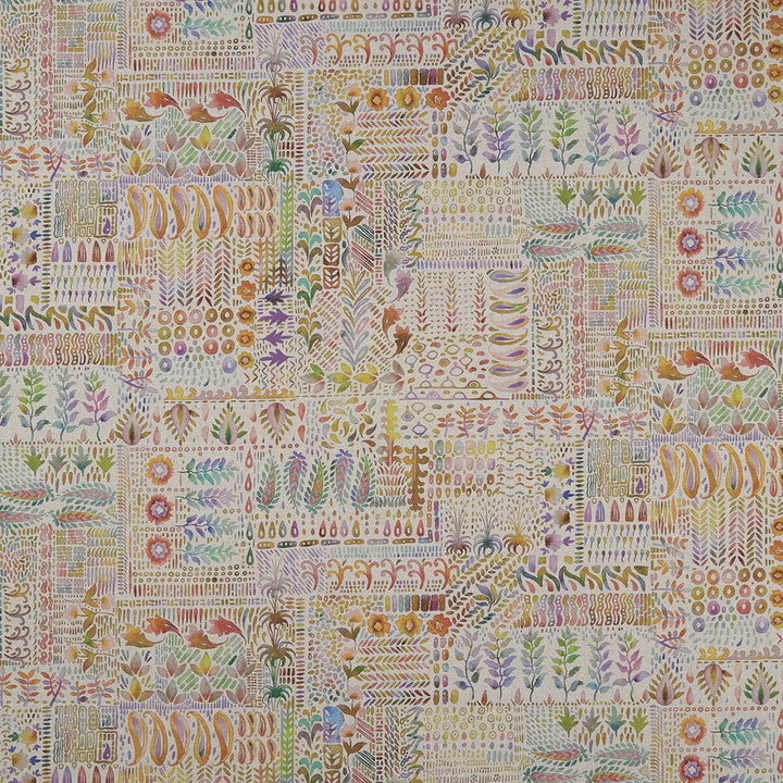 In The Garden Linen by Clarke And Clarke Designer Fabric CLARKE & CLARKE COUNTRY GARDEN COTTON - 80%;POLYESTER - 20% Spain MEDIUM Horizontal: 53.94 and Vertical: 26.77 54 - Swanky Fabrics -
