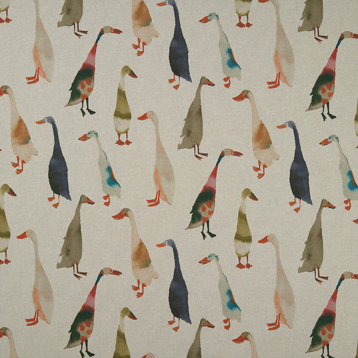 Riverside Linen by Clarke And Clarke Designer Fabric CLARKE & CLARKE COUNTRY GARDEN COTTON - 80%;POLYESTER - 20% Spain MEDIUM Horizontal: 26.97 and Vertical: 26.77 54 - Swanky Fabrics -