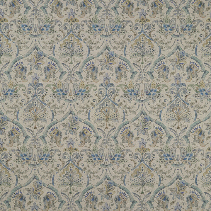Rosalie Mineral by Clarke And Clarke Designer Fabric CLARKE & CLARKE COUNTRY GARDEN COTTON - 80%;POLYESTER - 20% Spain MEDIUM Horizontal: 13.5 and Vertical: 24.41 54 - Swanky Fabrics -