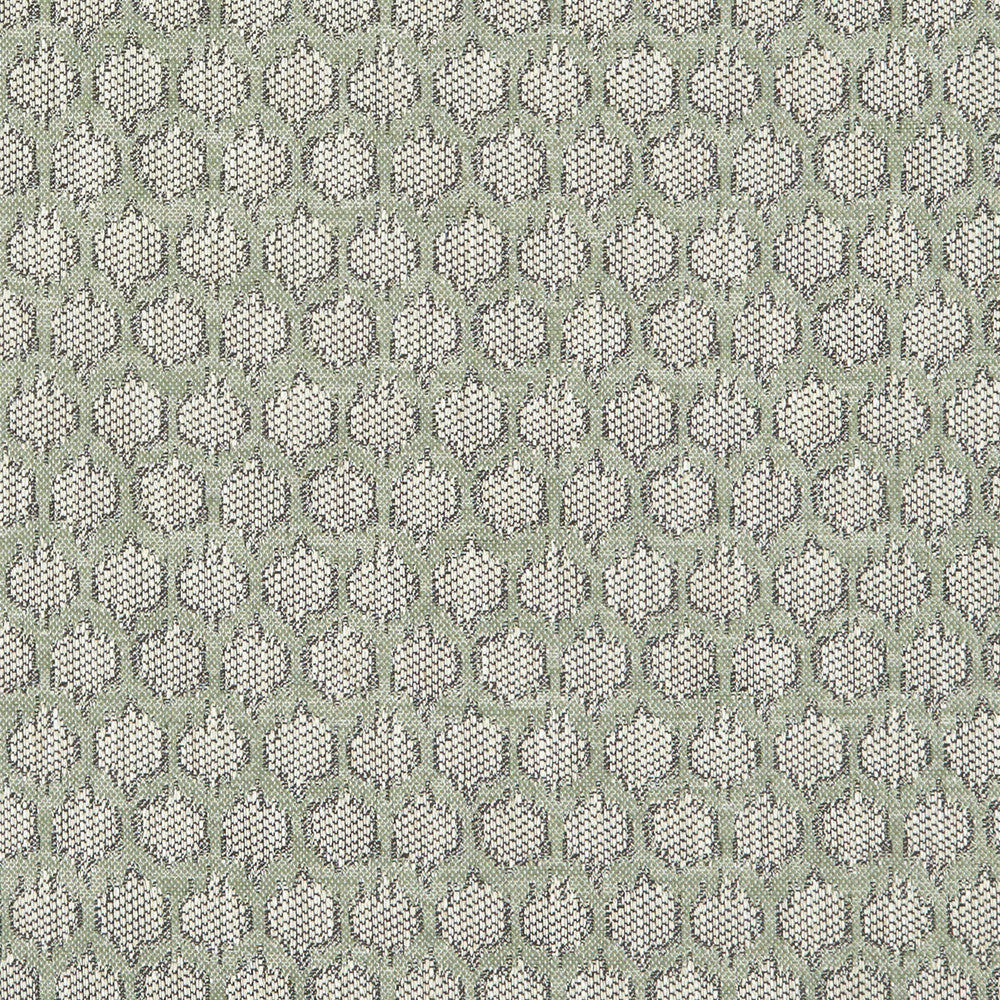Dorset Sage by Clarke And Clarke Designer Fabric CLARKE & CLARKE HERITAGE COTTON - 45%;VISCOSE - 44%;LINEN - 11% Turkey HEAVY Horizontal: 2.28 and Vertical: 2.24 54 - Swanky Fabrics -