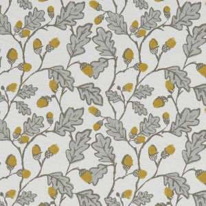 Clarke And Clarke Fabric Acorn Trail Natural