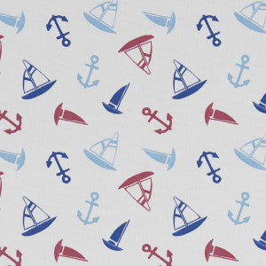 Clarke And Clarke Fabric Ahoy Marine