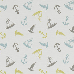 Clarke And Clarke Fabric Ahoy Mineral