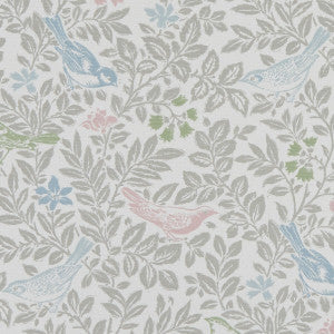 Clarke And Clarke Fabric Bird Song Pastel