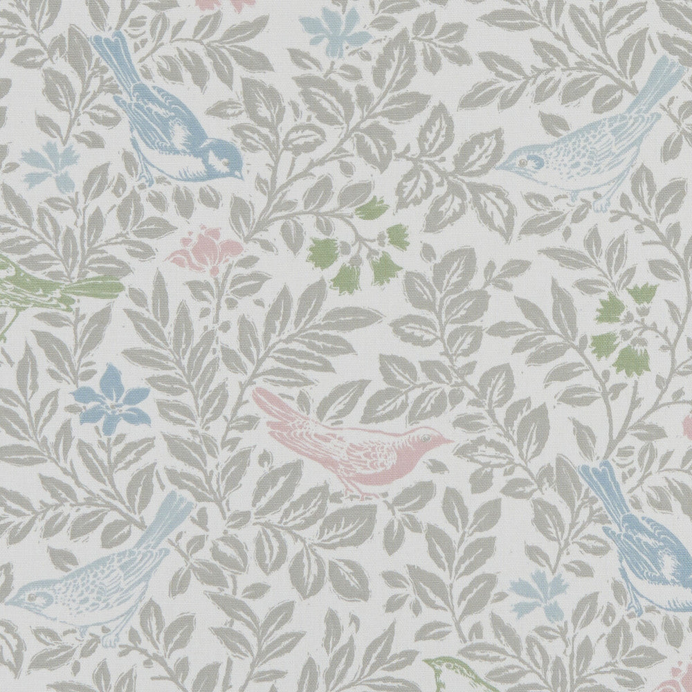 Bird Song Pastel by Clarke And Clarke Fabric Clarke And Clarke Fabric Bird Song PastelFabric CLARKE & CLARKE LAND & SEA COTTON - 100% Turkey </p><p>Repeat: H: 17.99, V: 15.94 54 - Fabric Carolina -
