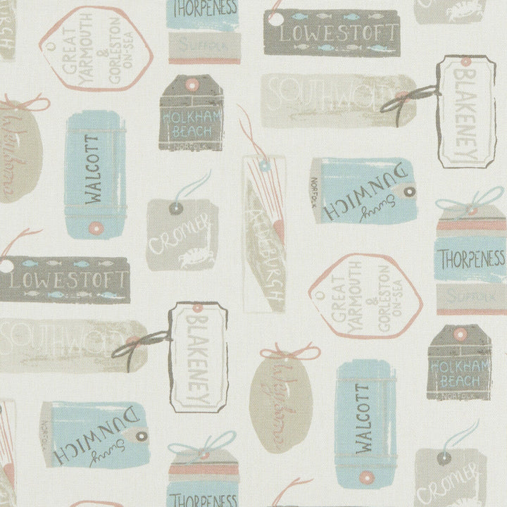 Explorer Pastel by Clarke And Clarke Designer Fabric CLARKE & CLARKE LAND & SEA COTTON - 100% Turkey MEDIUM Horizontal: 13.5 and Vertical: 12.4 54 - Swanky Fabrics -