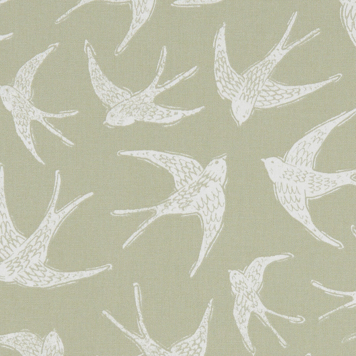 Fly Away Sage by Clarke And Clarke Fabric Clarke And Clarke Fabric Fly Away SageFabric CLARKE & CLARKE LAND & SEA COTTON - 100% Turkey </p><p>Repeat: H: 17.99, V: 24.8 54 - Fabric Carolina -
